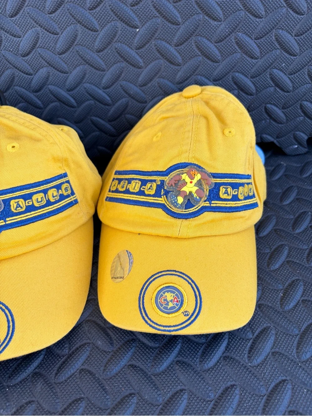 América  Aguilas Yellow Cotton Baseball Cap with Team Crest Unixes